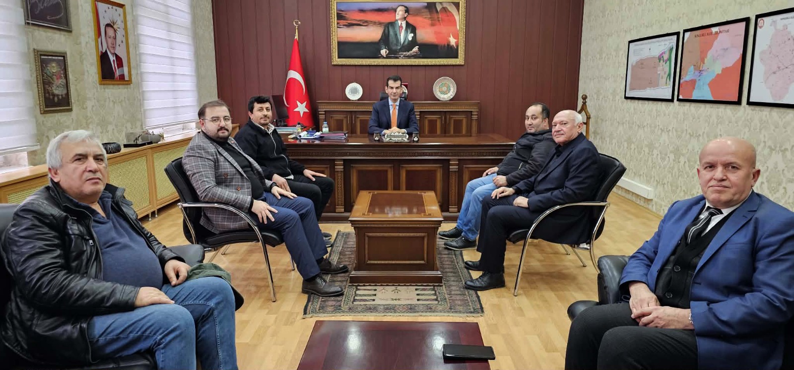 SUNGURLU BASIN BİRLİĞİ’NDEN  KAYMAKAM KÖKSAL’A ZİYARET